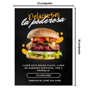 Afiche 12 x 18 pulgadas
