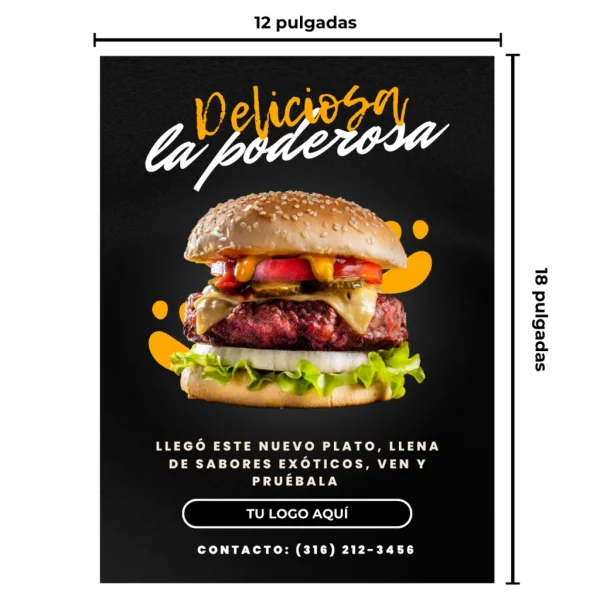 Afiche 12 x 18 pulgadas