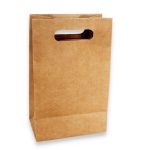 Bolsa kraft con asa
