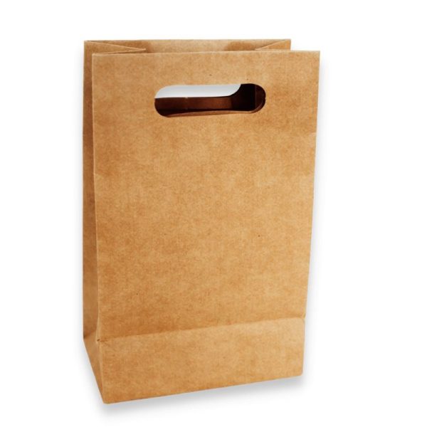 Bolsa kraft con asa
