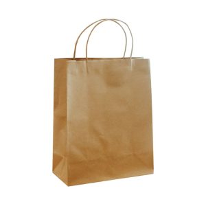 Bolsa kraft con cordon de papel