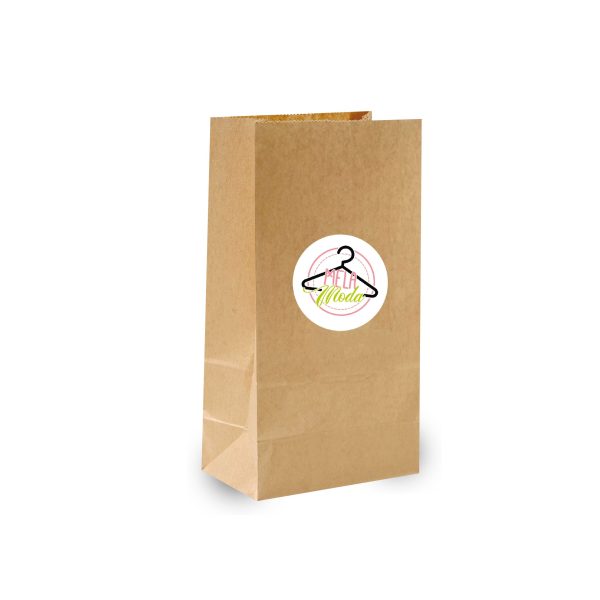Bolsas de papel 16 con sticker