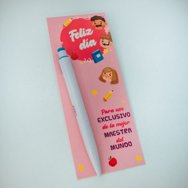 separador con lapicero