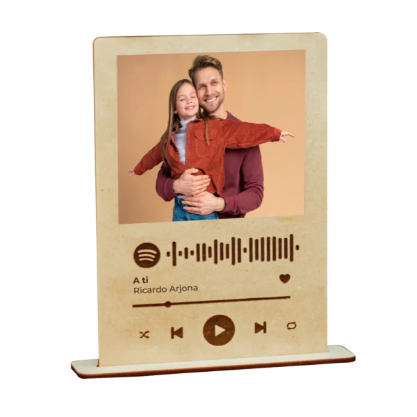 PORTARRETRATO CON CANCION PARA PAPA