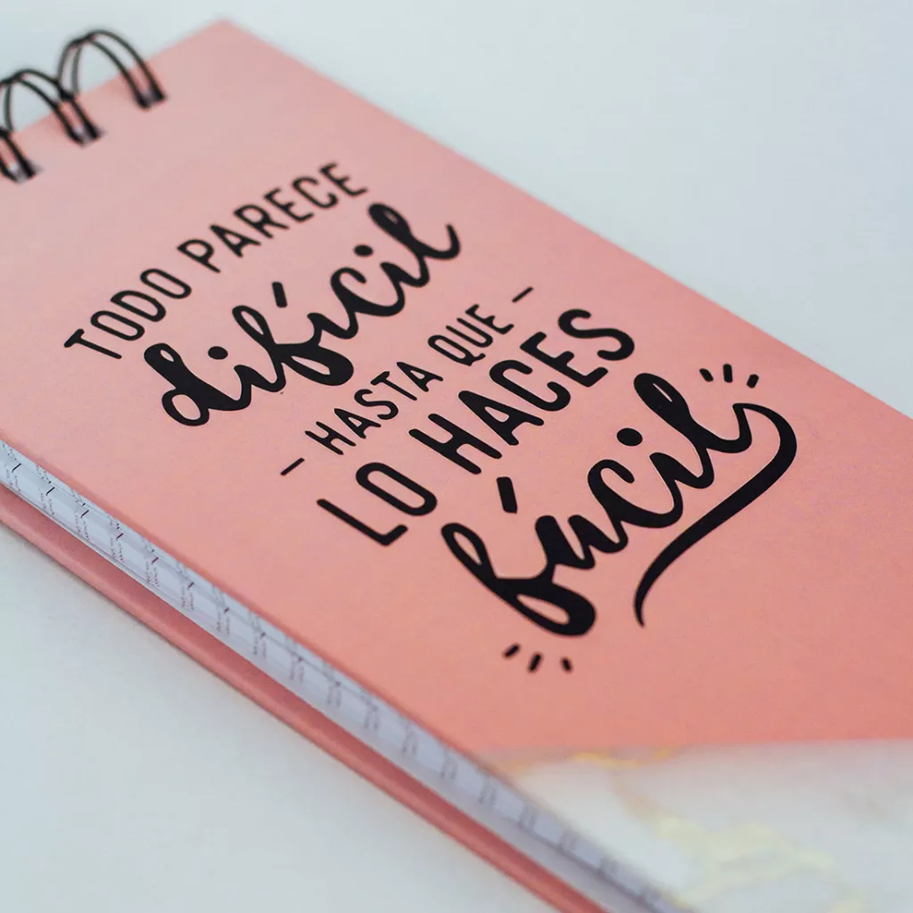 Libreta personalizada tamaño 1/3 carta Libreta personalizada tamaño 1/3 carta