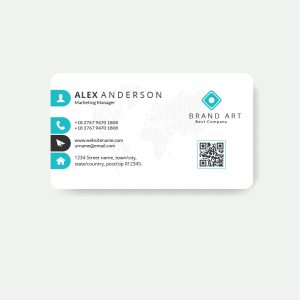 Tarjetas de presentación con acabados especiales impresas a un lado