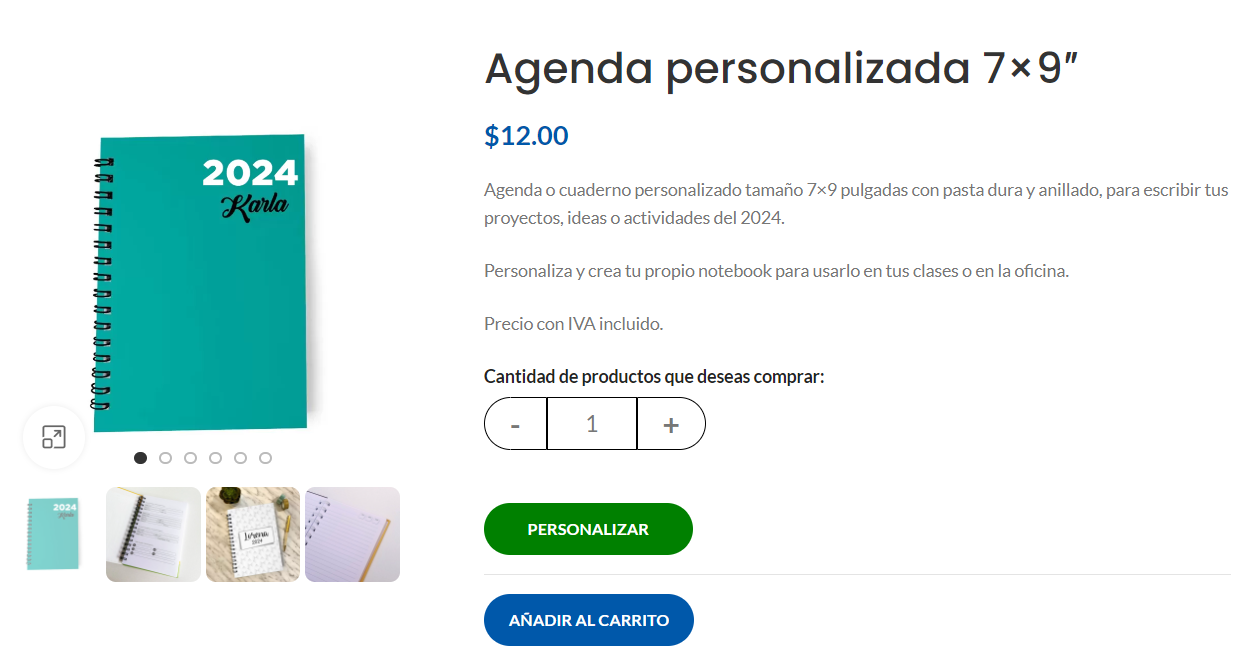 Comprar un producto